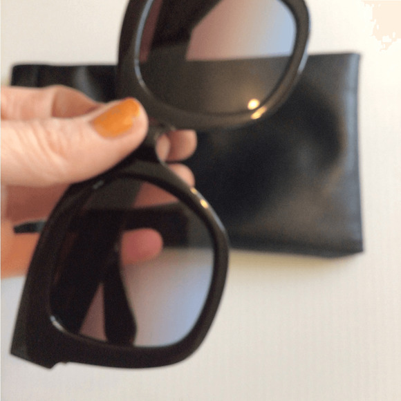 NEW! Rare After Hours purple fade Stylish Black Sunglasses with Case main image 4
